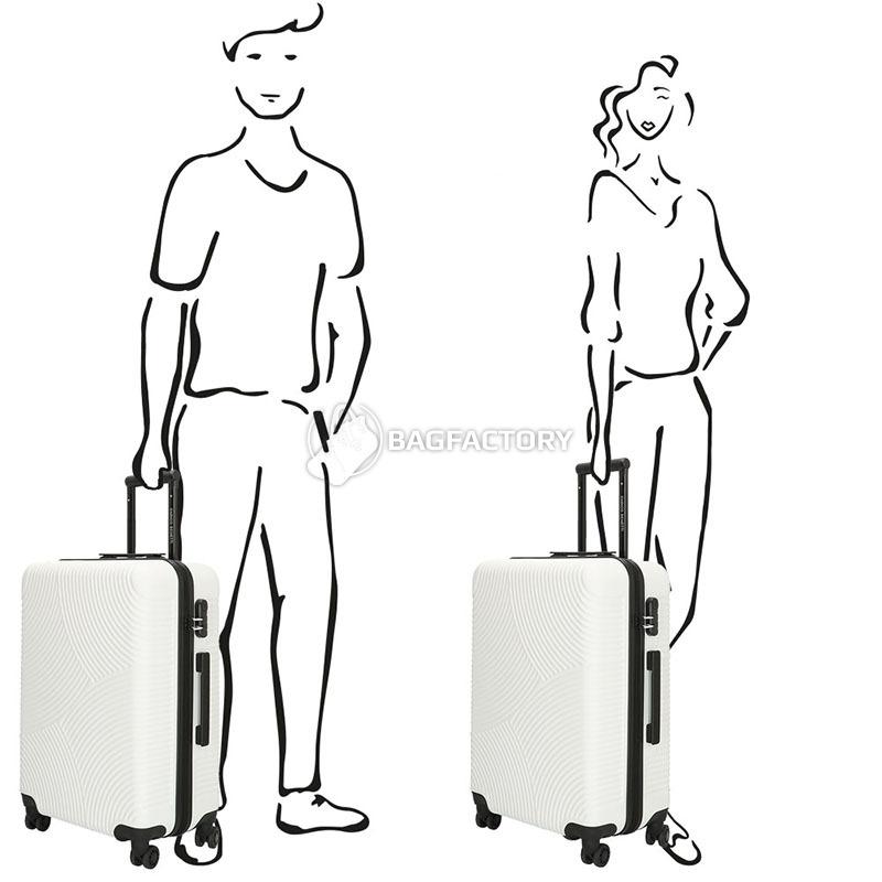 Валіза на 4 колесах Enrico Benetti Louisville White M 68л (Eb39040 003-60)