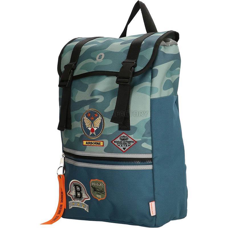 Дитячий рюкзак Beagles Originals Airforce Blue Camouflage з відділ. для iPad (Bo17789 983)