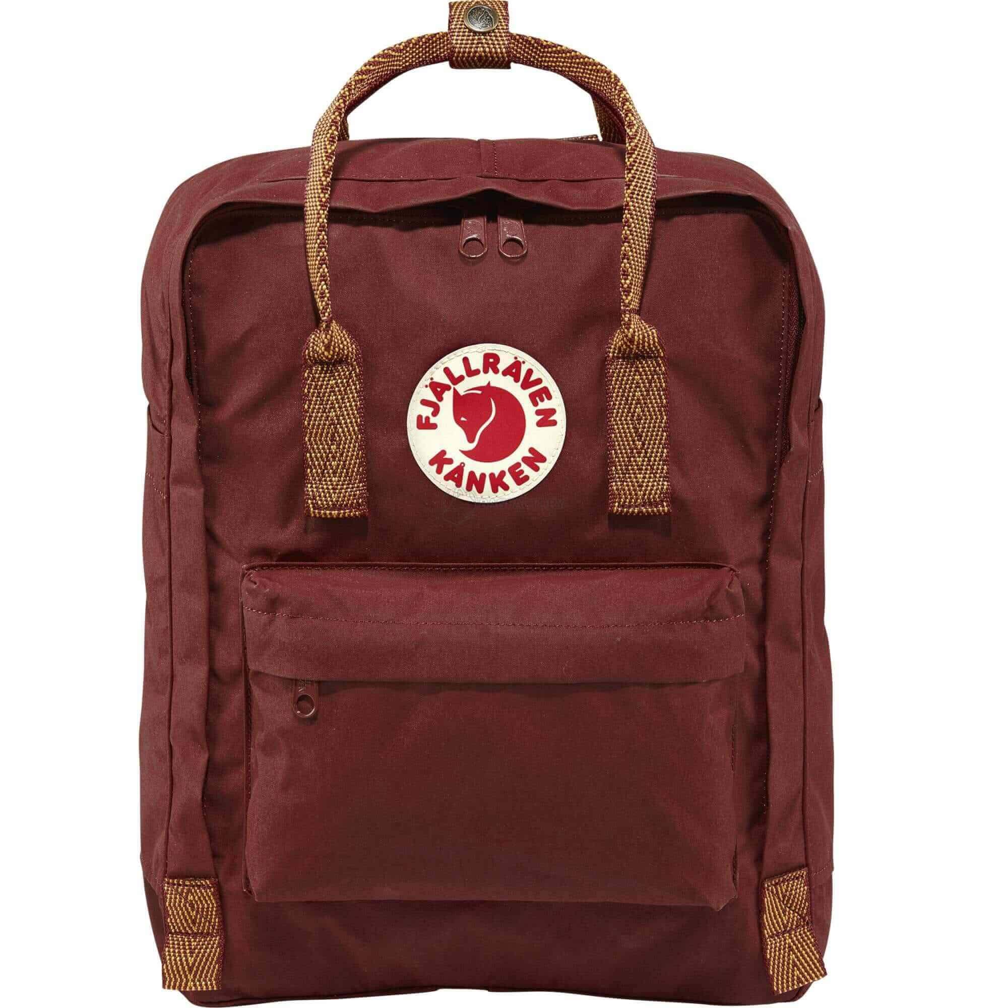 Міський рюкзак Fjallraven Kanken Ox Red - Goose Eye 16л (23510.326-908)