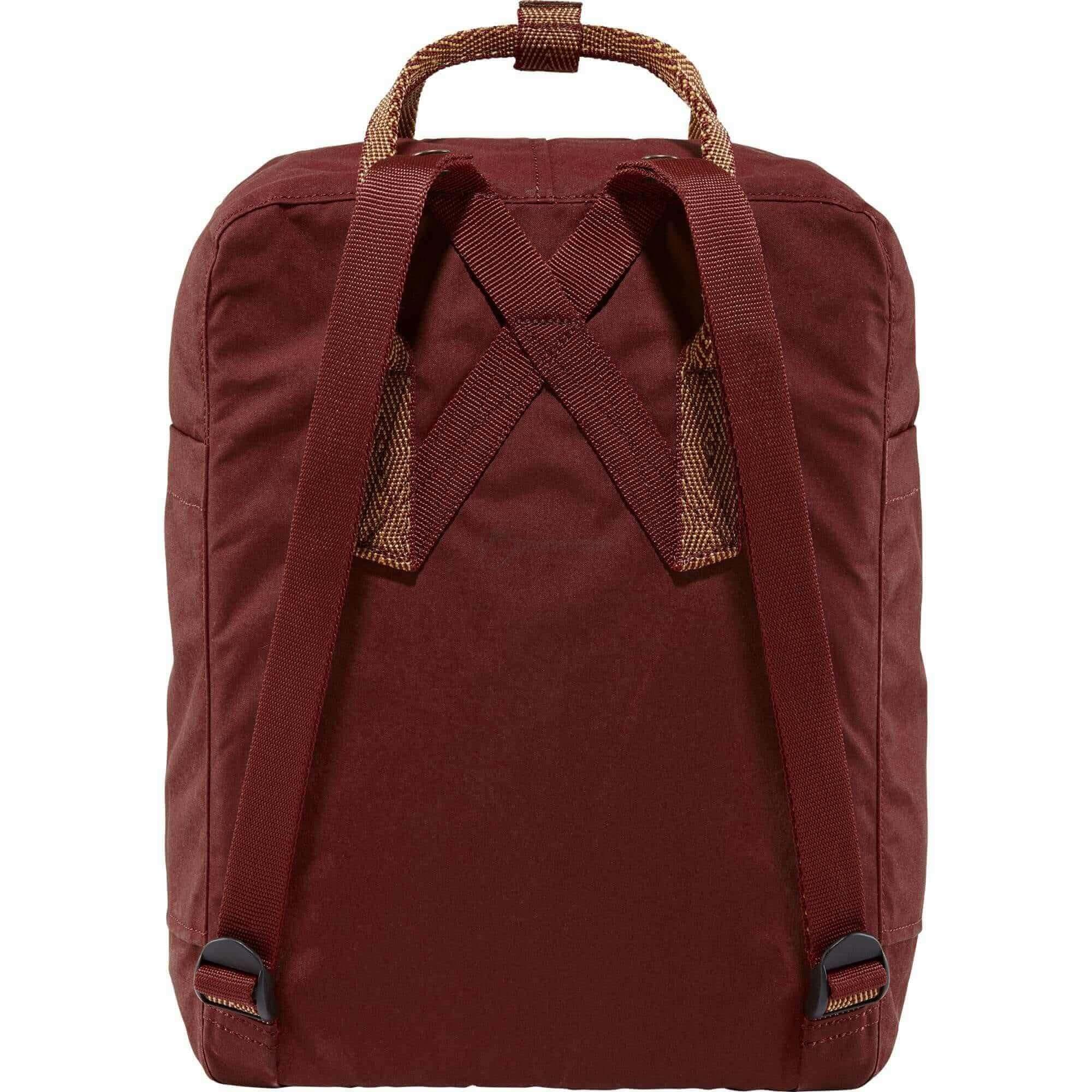 Міський рюкзак Fjallraven Kanken Ox Red - Goose Eye 16л (23510.326-908)