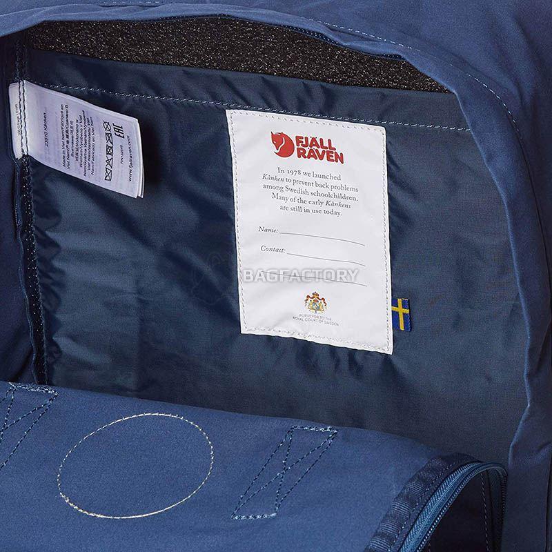 Міський рюкзак Fjallraven Kanken Royal Blue - Goose Eye 16л (23510.540-908)