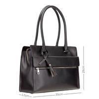 Жіноча шкіряна сумка Visconti Giorgia - Ladies Shoulder Bag Black (ITL78 BLK)