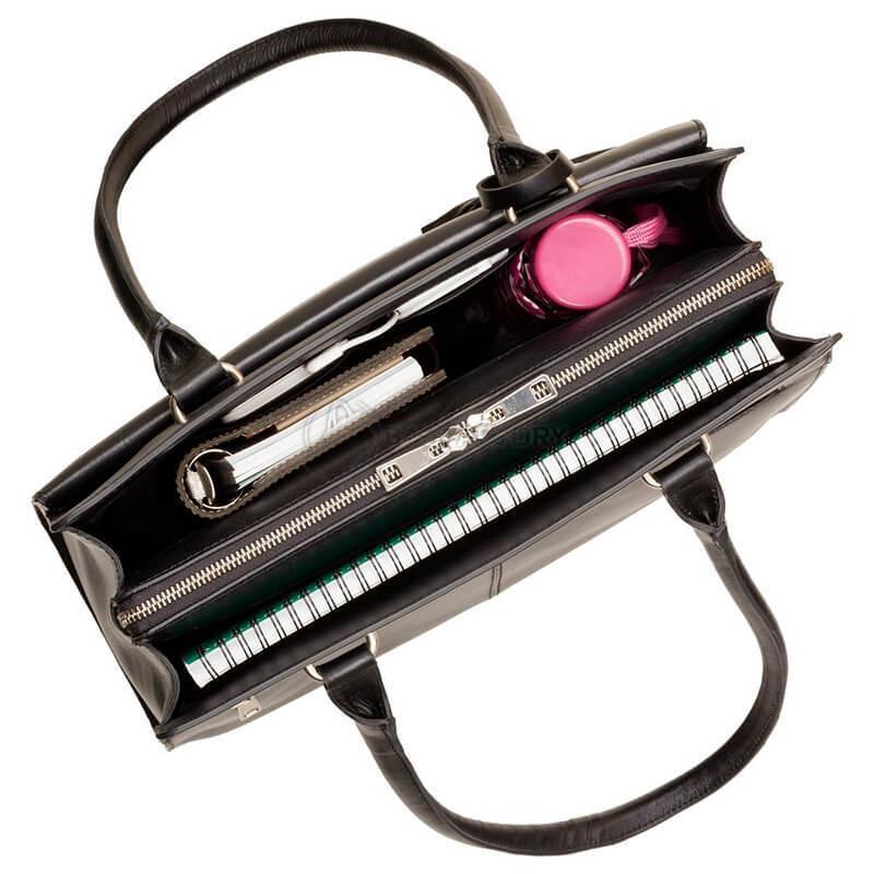 Жіноча шкіряна сумка Visconti Giorgia - Ladies Shoulder Bag Black (ITL78 BLK)