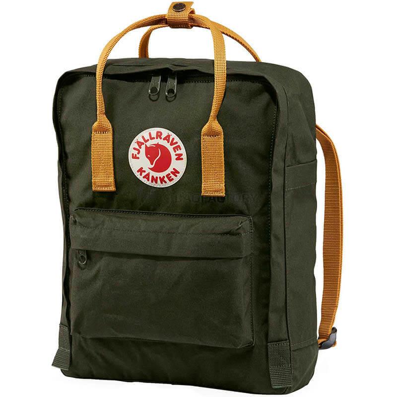 Міський рюкзак Fjallraven Kanken Deep Forest - Acorn 16л (23510.662-166)