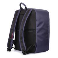 Рюкзак для ручної поклажі Poolparty AIRPORT Wizz Air/МАУ Темно-синій (airport - darkblue)