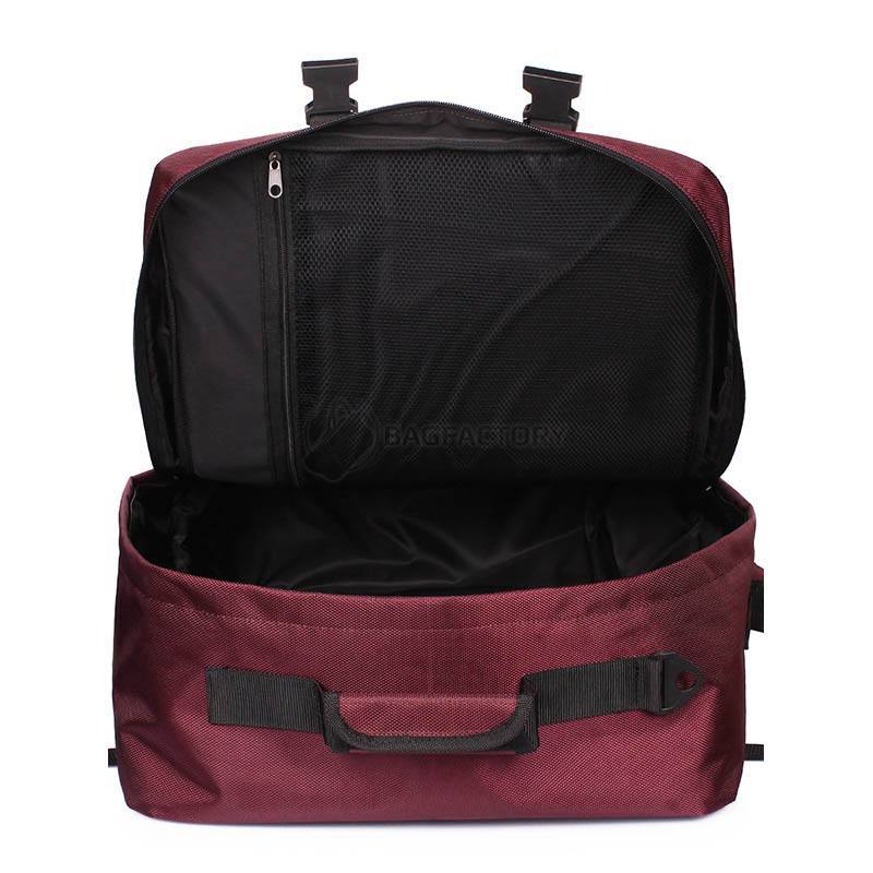 Сумка-рюкзак для ручної поклажі Poolparty Cabin МАУ Марсала (cabin - marsala)