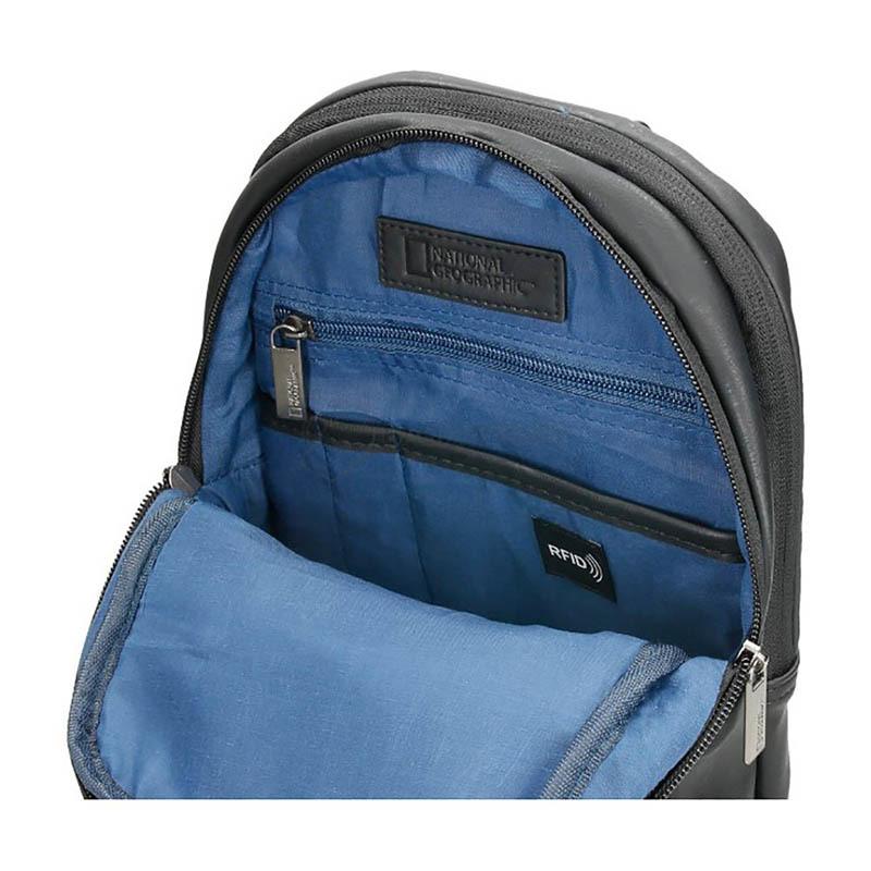 Міський рюкзак National Geographic Peak з RFID захистом Чорний (N13805;06)