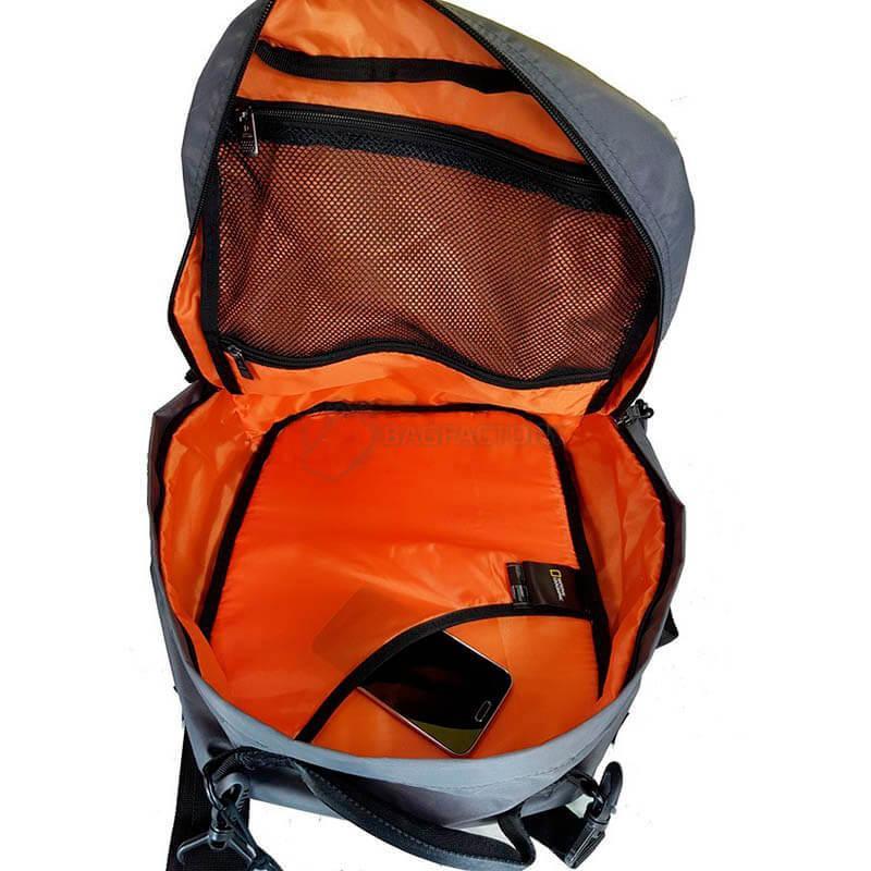 Сумка-рюкзак National Geographic Hybrid Антрацит з отд. д/ноут і планшета (N11802;89)