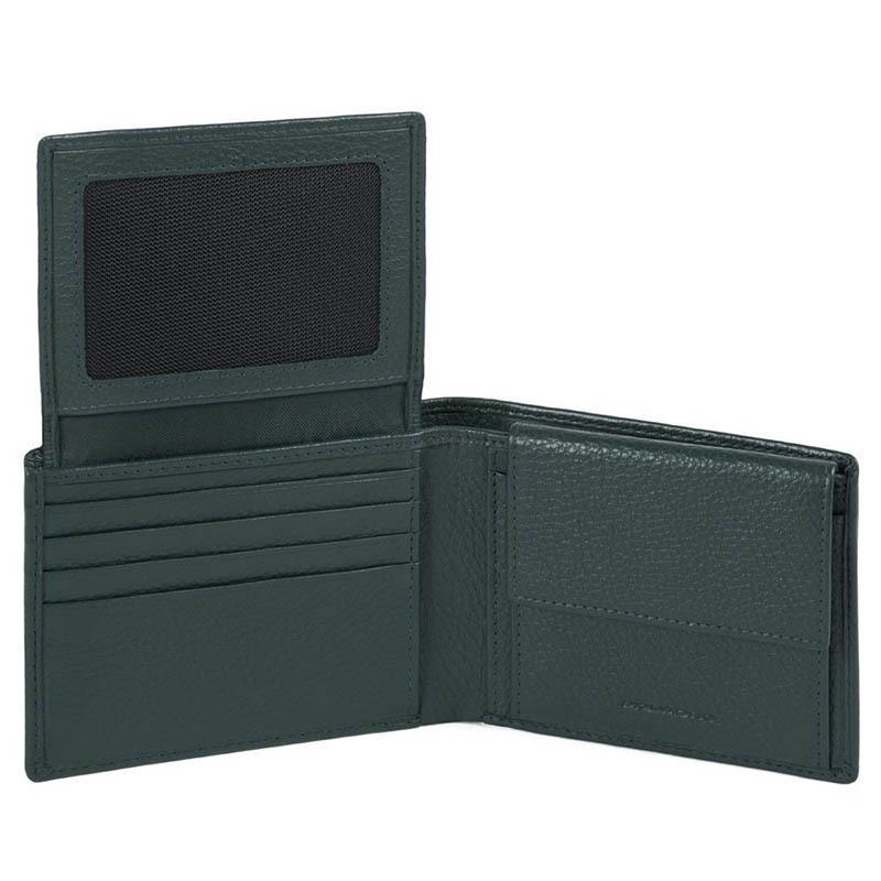 Портмоне Piquadro Modus Restyling Green з відділ. для док. з RFID захистом (PU1392MOSR_VE)