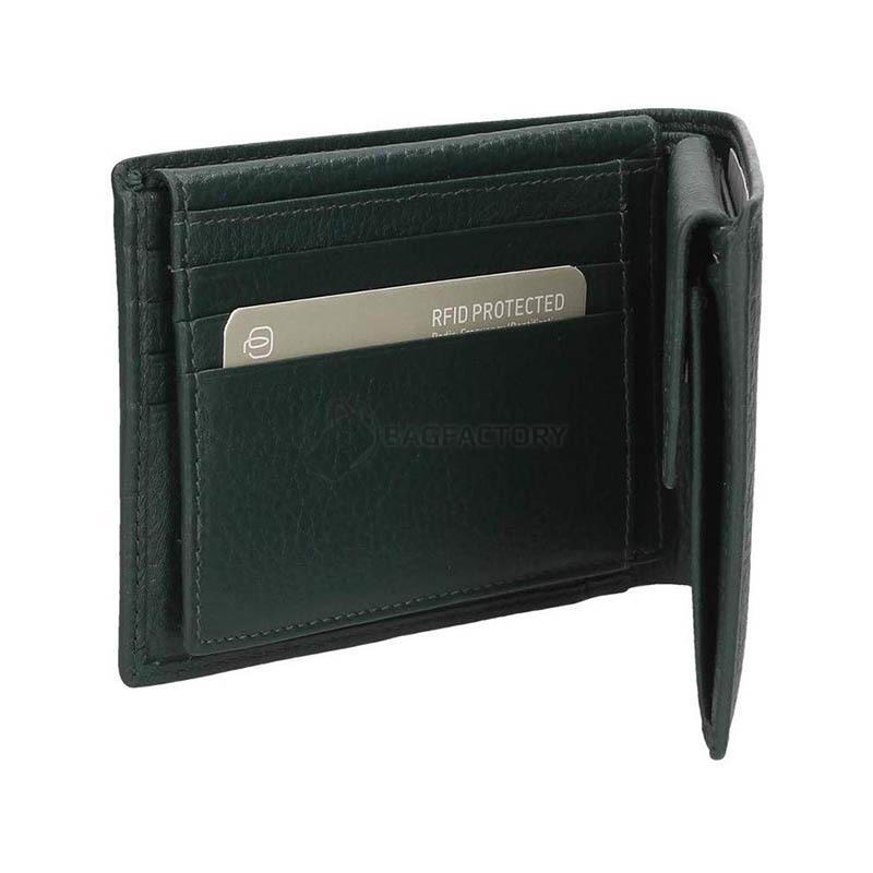 Портмоне Piquadro Modus Restyling Green з відділ. для док. з RFID захистом (PU1392MOSR_VE)