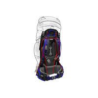 Туристичний рюкзак Terra Incognita Discover 85 Зелений/Сірий (4823081500599)