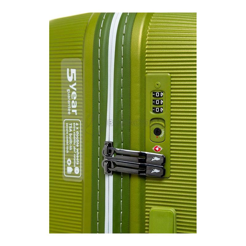 Валіза на 4-х колесах March Bel air 107л Зелений (1291/23)