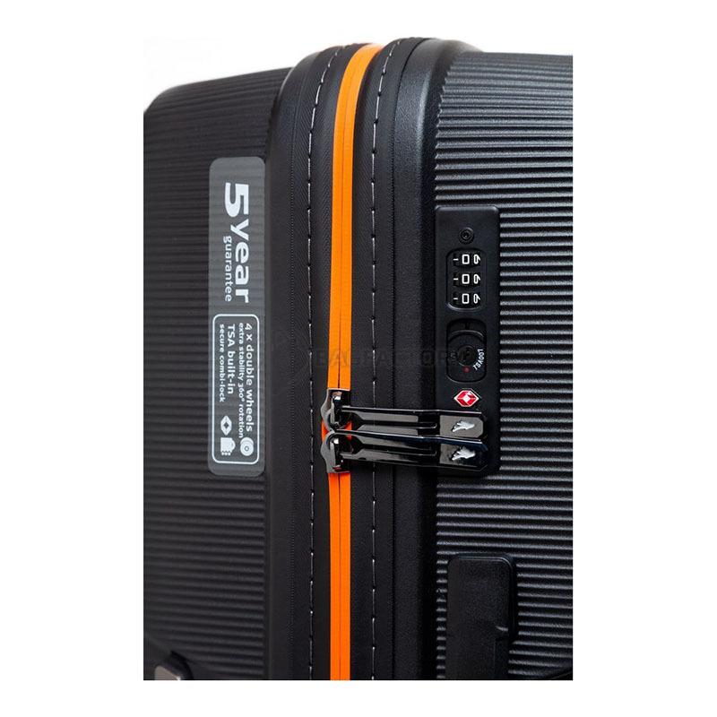 Валіза на 4-х колесах March Bel air 107л Чорний (1291/17)