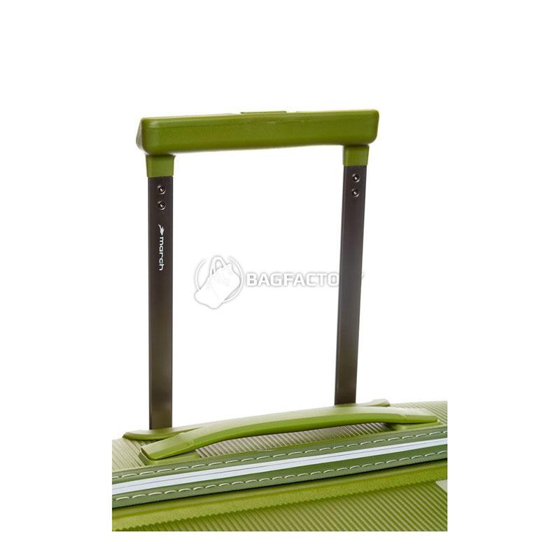 Валіза на 4-х колесах March Bel air 70л Зелений (1292/23)