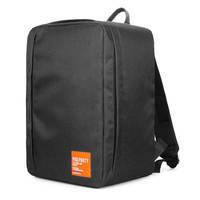 Рюкзак для ручної поклажі Poolparty AIRPORT Wizz Air/МАУ Чорний (airport - black)