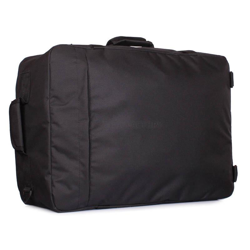 Сумка-рюкзак для ручної поклажі Poolparty Cabin МАУ Чорний (cabin - black)