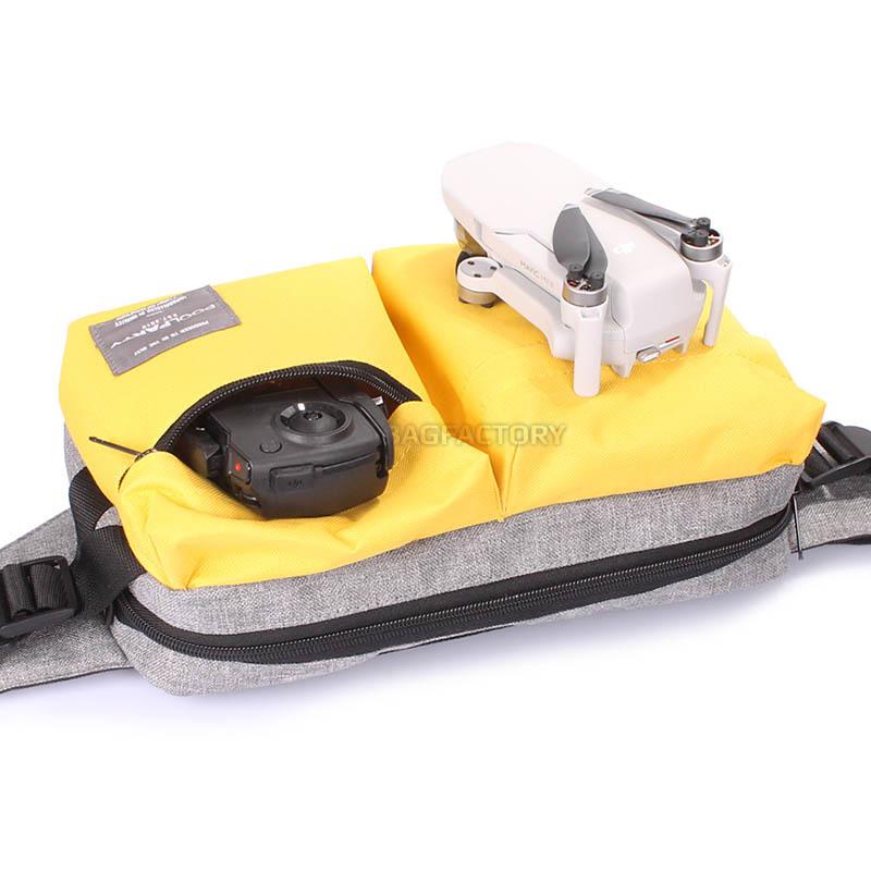 Поясна сумка Poolparty Bumper Жовтий з сірим (bumper - yellow - grey)