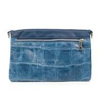 Клатч шкіряний Italian Bags Синій (1902_blue)