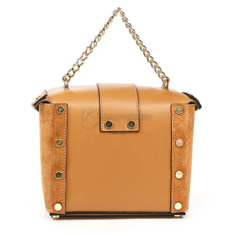 Клатч шкіряний Italian Bags Коньячний (1666_cuoio)