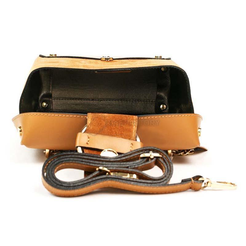 Клатч шкіряний Italian Bags Коньячний (1666_cuoio)