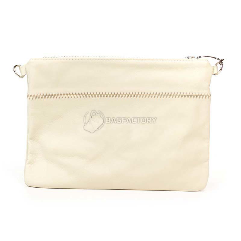 Клатч шкіряний Italian Bags Бежевий (1904_beige)