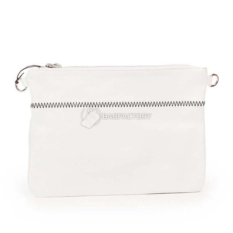 Клатч шкіряний Italian Bags Білий (1904_white)