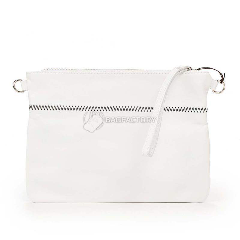 Клатч шкіряний Italian Bags Білий (1904_white)