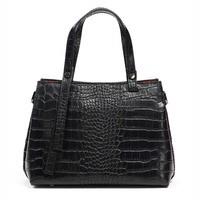 Жіноча шкіряна сумка Italian Bags Чорний (554161_black)