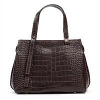 Жіноча шкіряна сумка Italian Bags Коричневий (554161_dark_brown)
