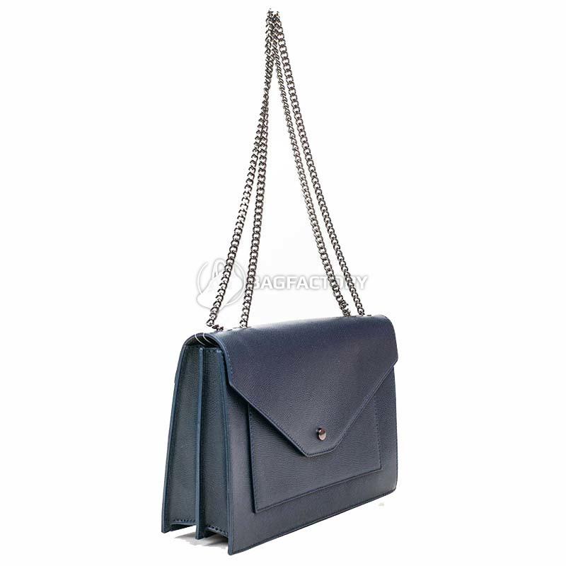 Клатч шкіряний Italian bags Синій (8415_blue)