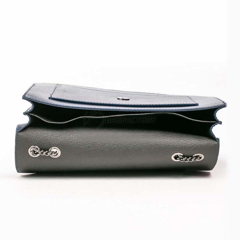 Клатч шкіряний Italian bags Синій (8415_blue)