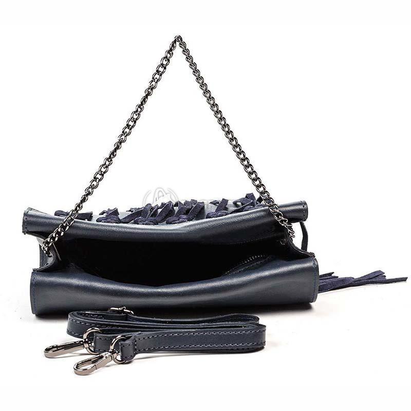 Клатч шкіряний Italian Bags Синій (1810_blue)