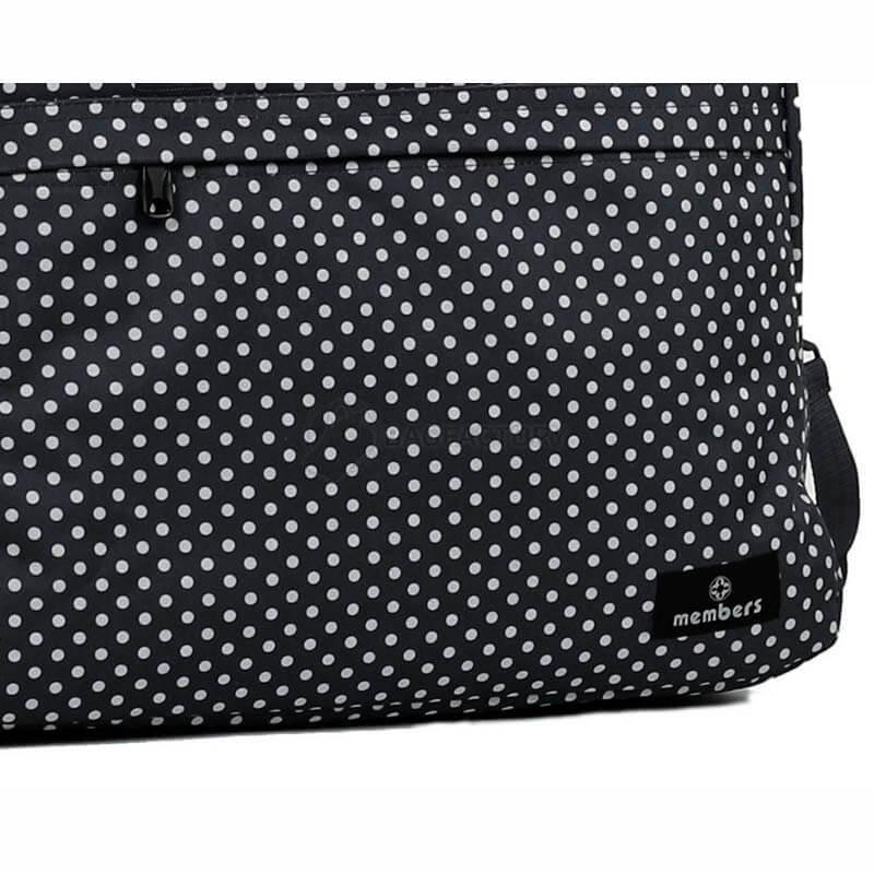 Дорожня сумка Members Essential On - Board Travel Bag 40 Black Polka (927837)