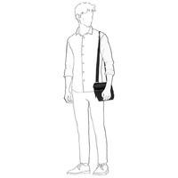 Чоловіча сумка Piquadro Kobe Black з відділ. для iPad mini (CA3084S105_N)
