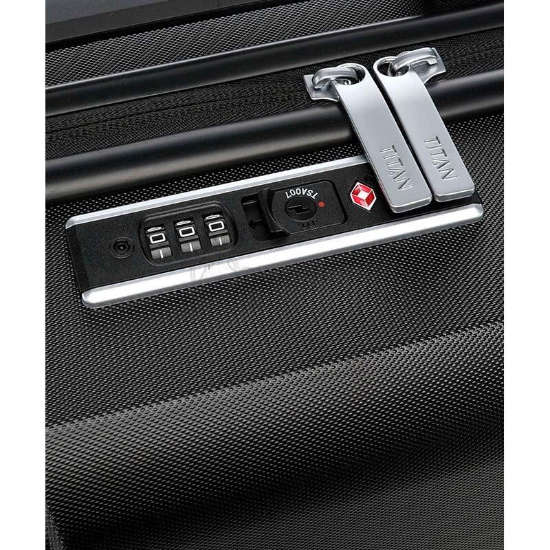 Валіза на 4 колесах Titan X - Ray 19 Atomic Black S 40л (Ti700846 - 01)