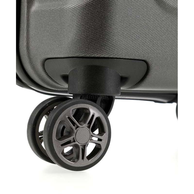 Валіза на 4 колесах Titan X - Ray Pro Atomic Steel S з USB 40л (Ti700926 - 85)