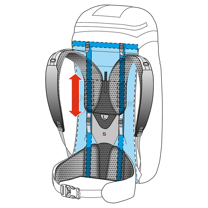 Туристичний рюкзак Ferrino Transalp 100 Blue/Yellow (928057)