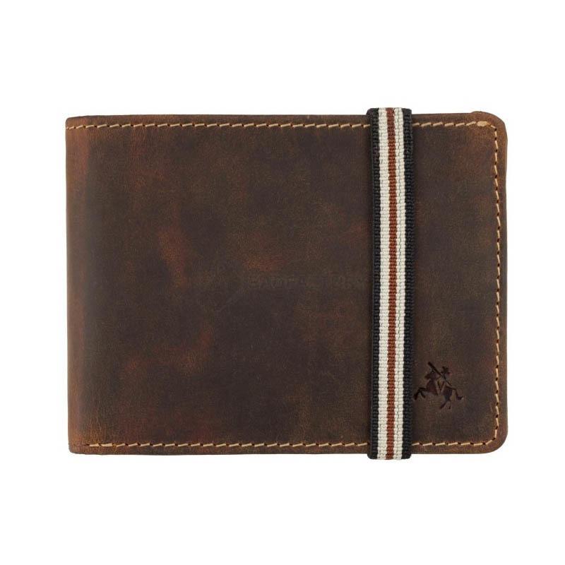 Портмоне чоловіче шкіряне Visconti Segesta Oil Tan (BN3 OIL TAN)