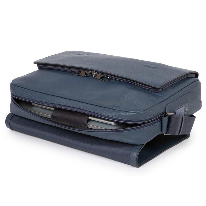 Чоловіча сумка Piquadro Akron Blue з відділ. д/ноут 14