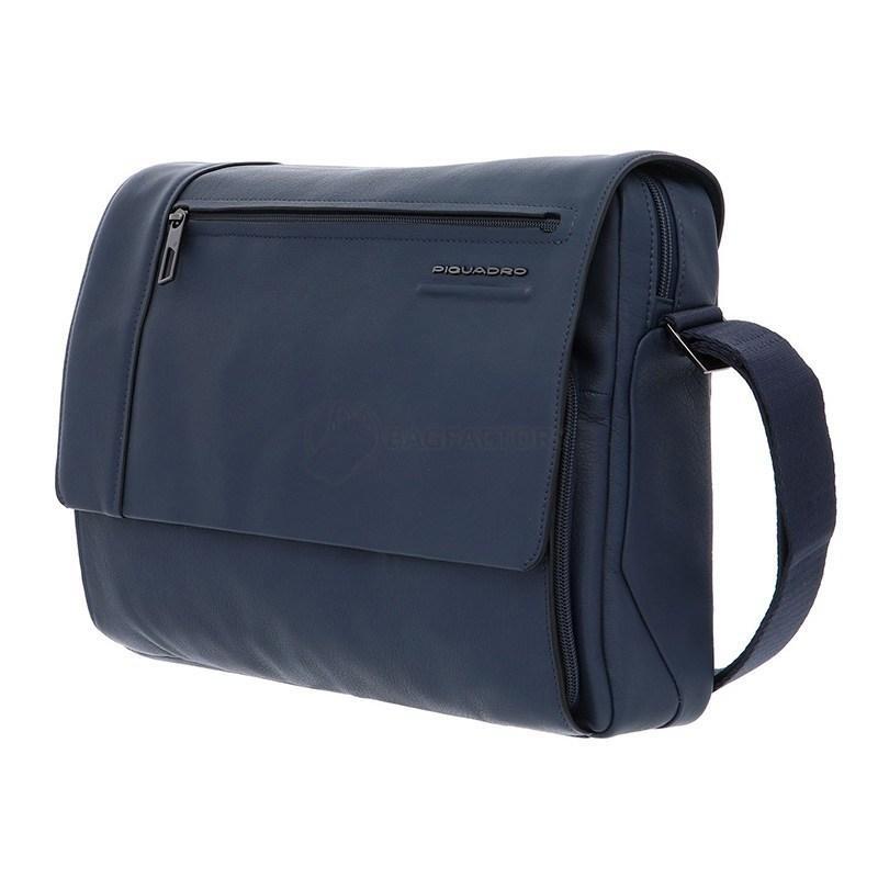 Чоловіча сумка Piquadro Akron Blue з відділ. д/ноут 14