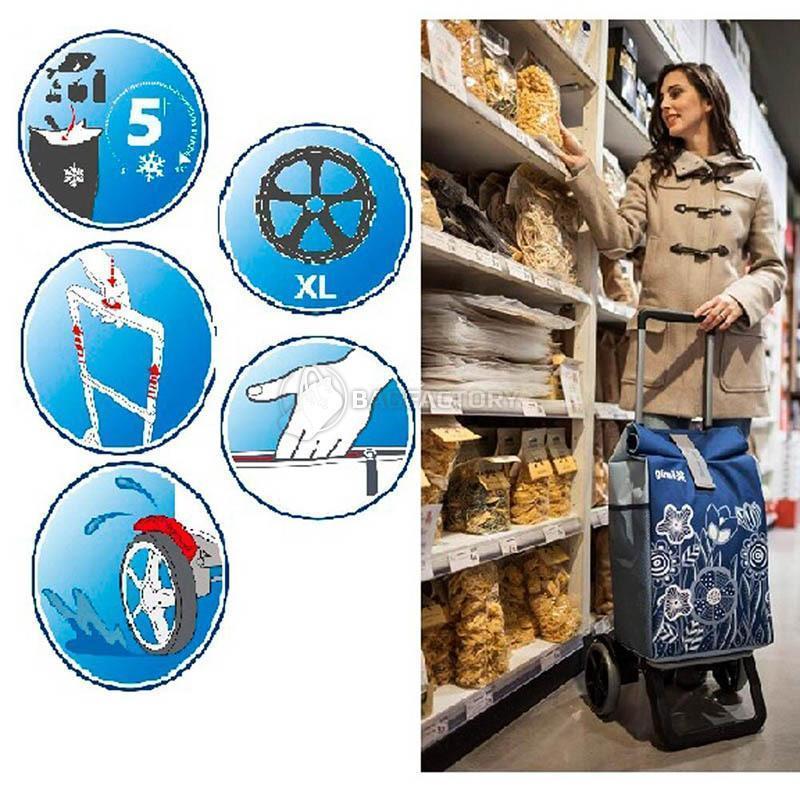 Господарський сумка-візок Gimi Rolling Thermo 50 Blue (928421)