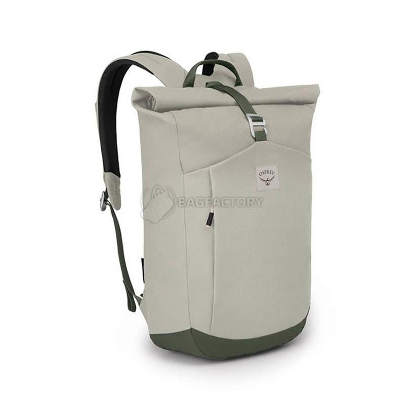 Міський рюкзак Osprey Arcane Roll Top (F20) Lunar Grey/Haybale Green 22л (009.001.0095)