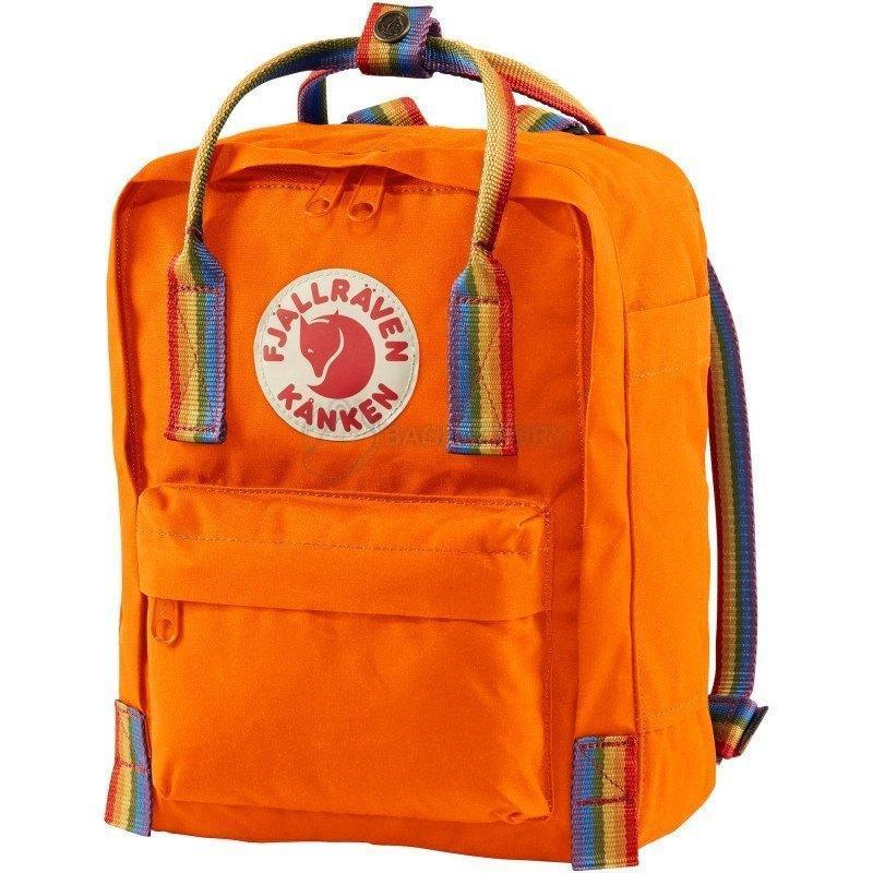 Міський рюкзак Fjallraven Kanken Rainbow Mini Burnt Orange - Rainbow Patter (23621.212-907)
