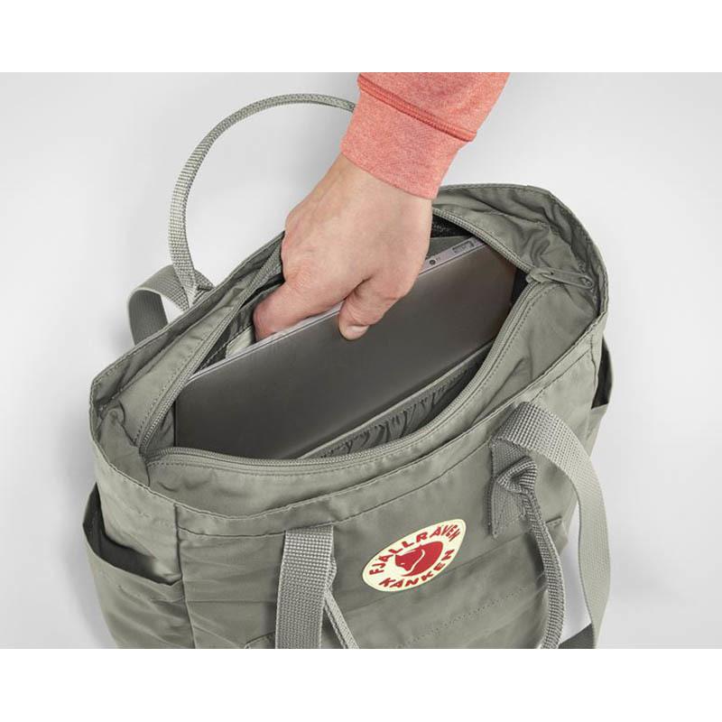 Сумка-рюкзак Fjallraven Kanken Totepack Frost Green (23710.664)