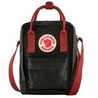 Наплічна сумка Fjallraven Kanken Sling Black - Ox Red (23797.550-326)