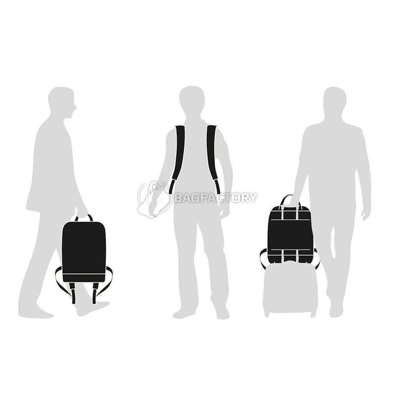 Міський рюкзак Moleskine Metro Слим Чорний (ET82MTFBKBK)