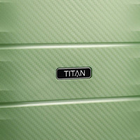 Валіза на 4 колесах Titan Highlight Green Metallic M exp. (Ti842405 - 81)