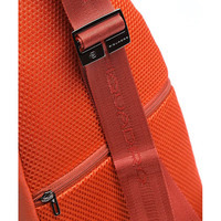 Сумка-рюкзак з однією лямкою Piquadro Black Square Orange з відділ. д/iPad (CA4827B3_AR)