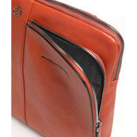 Чоловіча сумка Piquadro Black Square Orange з відділ. д/iPad (CA1816B3_AR)