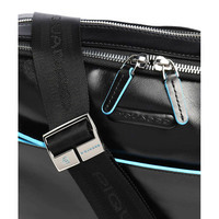 Чоловіча сумка Piquadro Blue Square Black з відділ. д/iPad (CA5086B2_N)